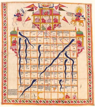 Snakes and Ladders originated in India