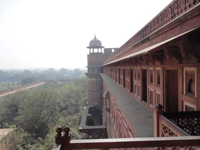 Outside view from red fort