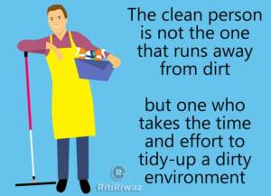 Catchy Slogan On Cleanliness | RitiRiwaz