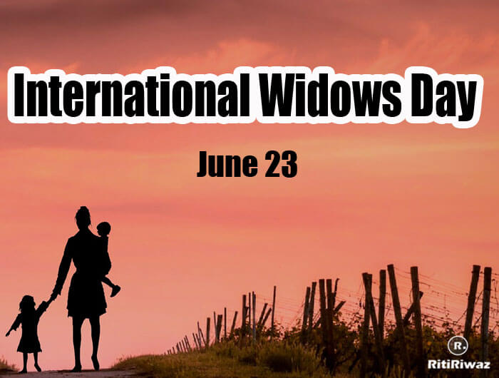 International Widows Day June 23rd RitiRiwaz