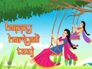 Hariyali Teej 2024 – Greetings, Wishes, Quote, Images