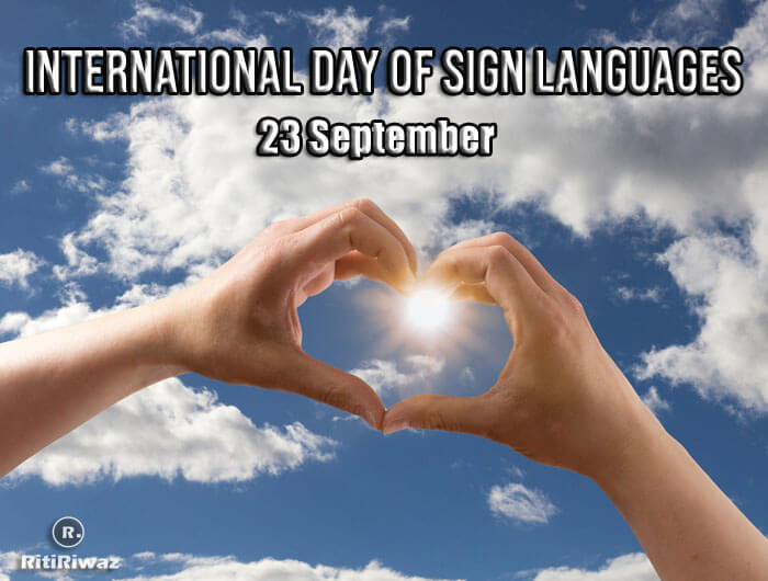 International Day Of Sign Languages RitiRiwaz