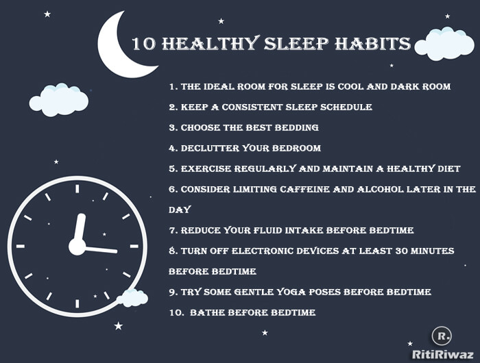 10 Healthy Sleep Habits | RitiRiwaz